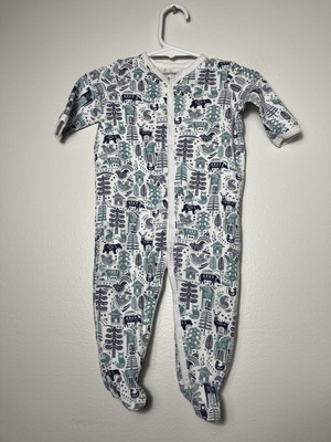 roller rabbit pajamas Baby 3-6 M Snap Button 100% Pima Cotton Lightweight