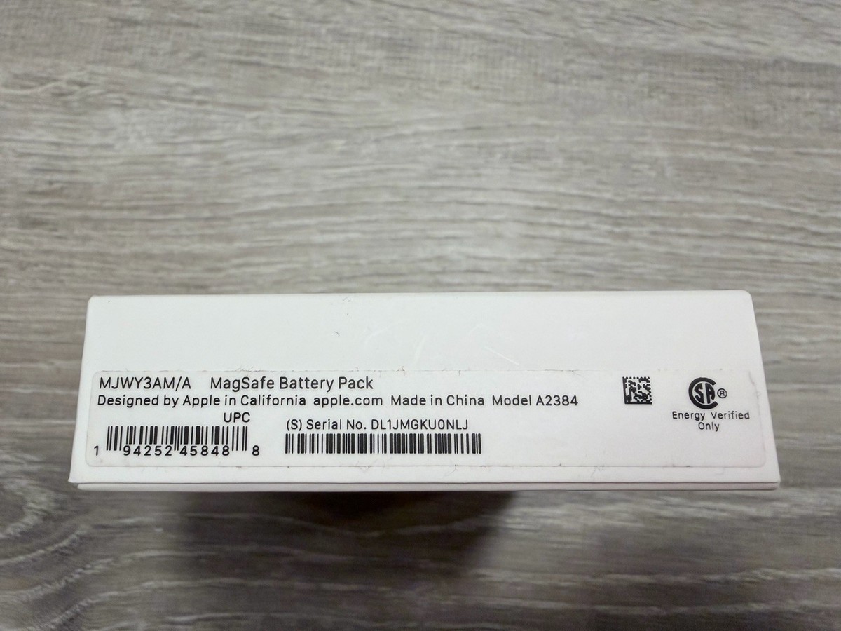 Genuine Apple MagSafe Battery Pack iPhone A2384 MJWY3AM/A