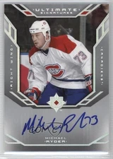2004-05 Ultimate Collection Ultimate Signatures Michael Ryder #US-MR Auto
