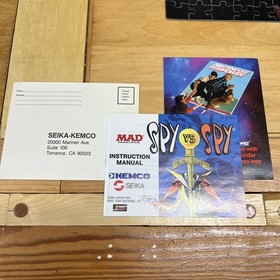 Spy vs. Spy ~ NES Nintendo CIB ~ Scheda di registrazione ~ Mad Magazine