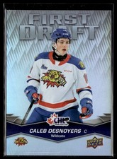 2023-24 Upper Deck CHL Hockey First Draft #FD-12 Caleb Desnoyers