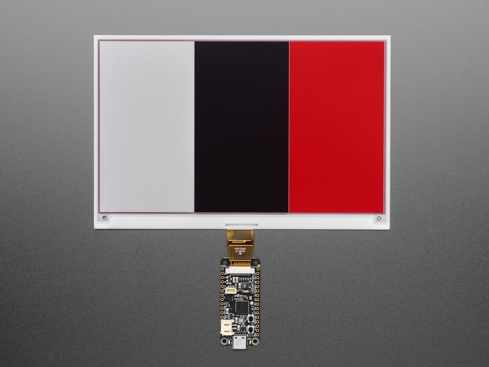 Coloured Ink Screen Adafruit 7.5