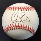 Autographed Baseball   CHRIS ENOCHS /   with Original Gene BUDIG AL Box. GTP