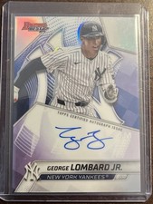 George Lombard  Bowman 2025 Bowman's Best Refractor Auto Jr. #B25-GL Yankees