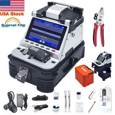 Signal Fire AI-20 6s Fiber Optic Fusion Splicer W/one step Cleaver+Toolbox Kit