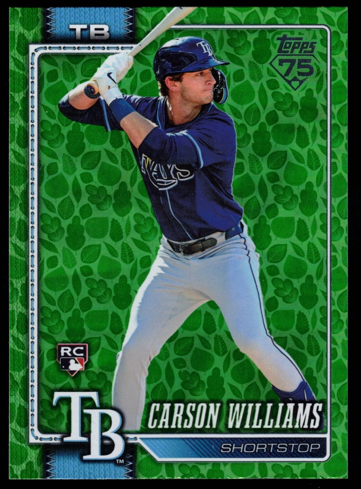 Carson Williams - 2026 Topps Series 1 Easter Green Leaf Foil #25 (RC) FREE SHIP