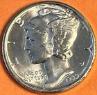 1939-D Mercury Dime Brilliant Uncirculated