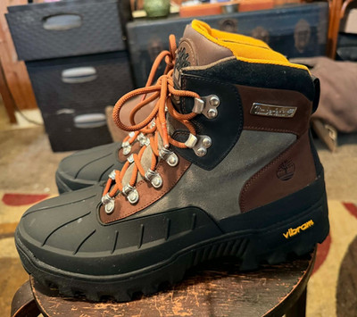 Mens Timberland Vibram Mid Euro Hiker Boots Size 11