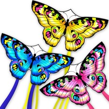 The Butterfly-Shaped Kite is an Easy-to-Fly Kite Suitable for Both Children a...