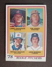 1978 Topps #703 Jack Morris RC VG-VGEX HOF Detroit Tigers Rookie Card
