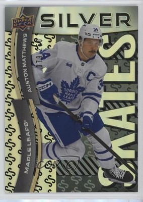 2024 Upper Deck Extended Series Silver Skates Gold 79/250 Auston Matthews 0nr3