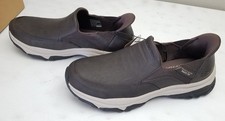 Skechers Men's Hands Free Swift Fit Sneaker Izaiah Slip On In Size 11 Brown
