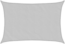 Tenda Parasole Grigio Chiaro, 4,5 X 3 M, 100% Poliestere, Oxford, Protezione Sol