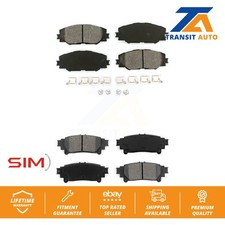 Front Rear Semi-Metallic Brake Pads Kit For 2016-2020 Toyota Mirai KSM-100557
