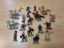 13X Britains Ltd Deetail Figures Cowboys Indians Ottoman Turkish  Medievil + Mor