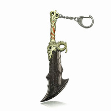 Kratos God Of War Blades Of Chaos Sword Ragnarok Llavero de Metal