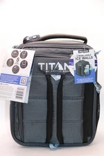 Titan by Arctic Zone™ Fridge Cold Expandable Lunch Box (gray)