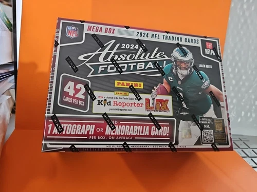 2024 NFL Panini Absolute Football MEGA Box, 42 Cards per Box