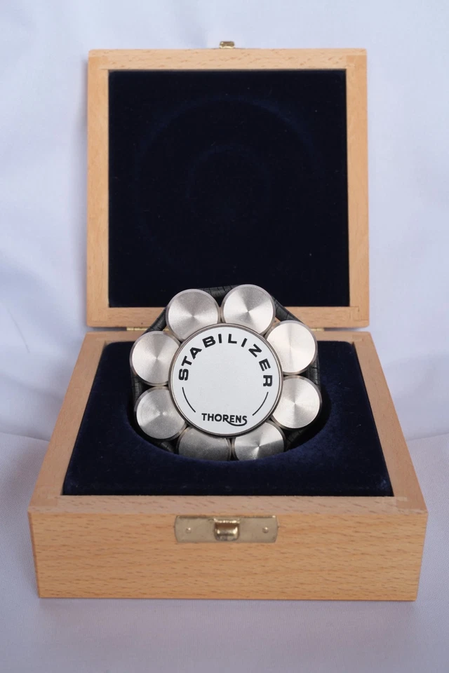 Thorens Stabilizer chrom für Schallplatten, High-End, 550g - Bild 3 von 4