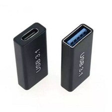 USB 3.0 Coupler Female to USB Type C Female Adapter Extender Converter E
