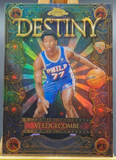 VJ Edgecombe 2025-26 Topps Chrome Refractor Destiny RC 76ers #D-3
