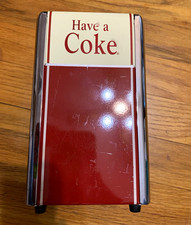 Coca-Cola Have a Coke Tabletop Metal Interfold Napkin Dispenser 210-500