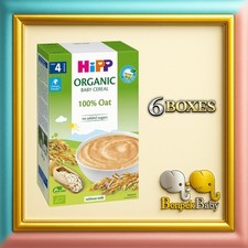 HiPP Bio - Organic 100 Oat Cereal - HiPP Oatmeal - 6 Boxes -            