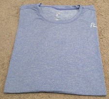 Rhoback Blitz Tech Performance Golf Short Sleeve Blue T-Shirt Men's 2XL