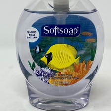 Jabón blando serie acuario jabón líquido bomba botella amarillo mariposa pez