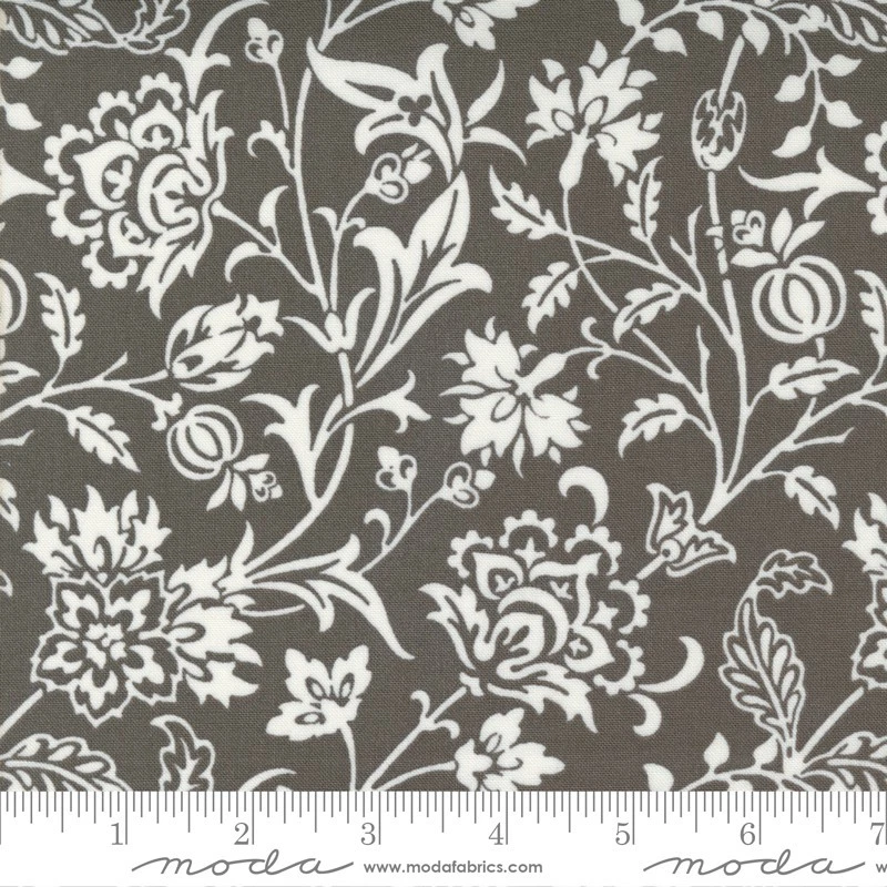 Quilting Cotton Fabric #4, Pumpkin Blossoms, 14 End of Bolt Remnant ,  7 yd. #4 - Image 3 of 4