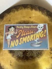 Vintage Betty Boop Says Please No Smoking Metal Sign 14.75x8.5" Cabarga 1991 USA