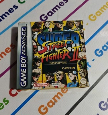 SUPER STREET FIGHTER 2 TURBO REVIVAL NINTENDO GBA GAMEBOY ADVANCE PAL ITA 