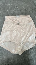 2Baby Pink Satin vintage Bali Silky Granny Panties Nylon Second Skin SzXl Sissy