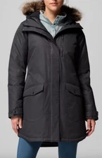 Columbia Suttle Mountain Long Insulated Jacket Hooded Parka Size 2XL