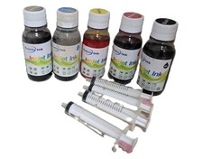 4-Color Bulk Ink Refill Kit for Canon Inkjet Printer Cartridges