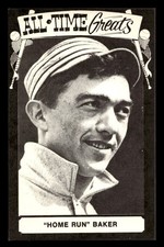 1973 TCMA All-Time Greats Home Run Frank Baker A's NEAR MINT *d1