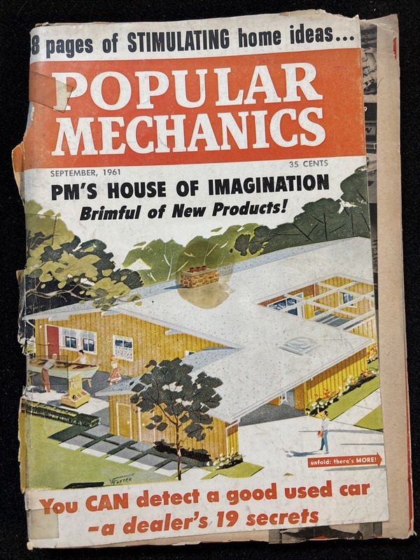 Vintage Popular Mechanics Lot of 2 Magazines September 1961, October 1971 Fair