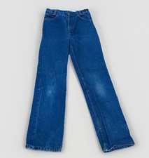 Vintage Levi  s Blue Denim Jeans Straight Leg Button Fly Men  s 13