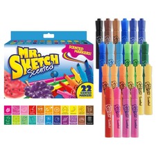 Scented Markers, Chisel Tip, Assorted Colors, 22 Count - Fun for , Coloring, ...