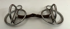 Reinsman #232 Rockin' S Sweet Iron Western Ring Snaffle Bit Horse 5"