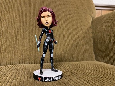 BLACK WIDOW Natasha Romanoff Figure Marvel Comics SuperHero Bobble Head