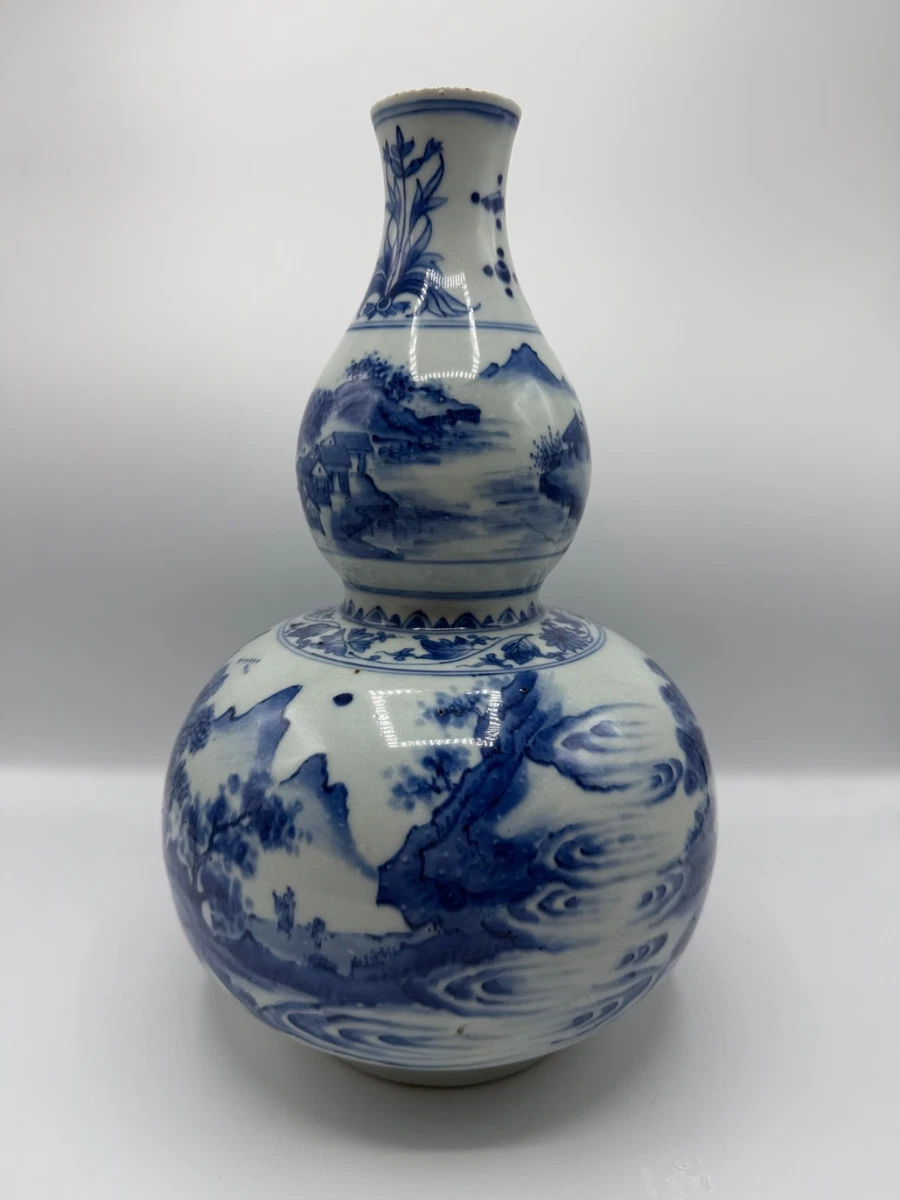 陶瓷蓝色1800-1849 中国古董花瓶| eBay