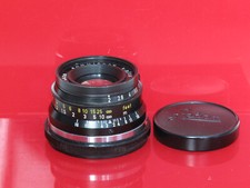 RARE Leica M 35mm f:2 Black Summicron 8 element lens with caps, 227xxxx "LQQK"
