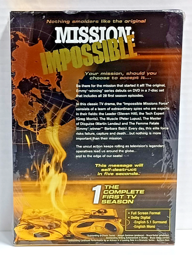 Mission Impossible (1966 TV Series) Season 1 DVD Box Set New & Factory Sealed - Picture 4 of 4