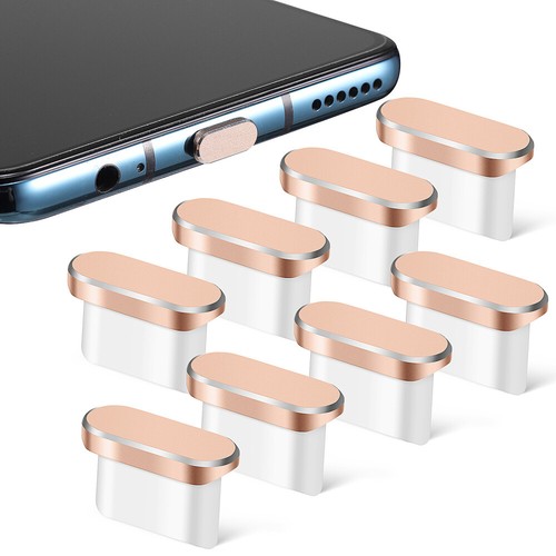 8 Pcs USB C Plugs Type C Covers Phone Port Caps Protectors Compatible with Most