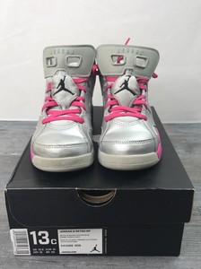 Girls Nike Air Jordan Retro 6 Valentine Day Preschool ...