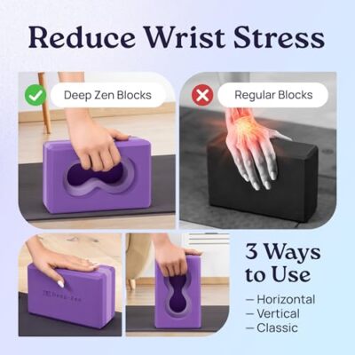 Deep-Zen® Yoga Blocks Wrist Support - Seychelles