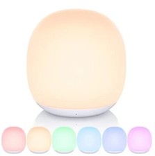 Dimmable Rechargeable Egg LED Night Light with Multi-Color Tumbler Eye Caring