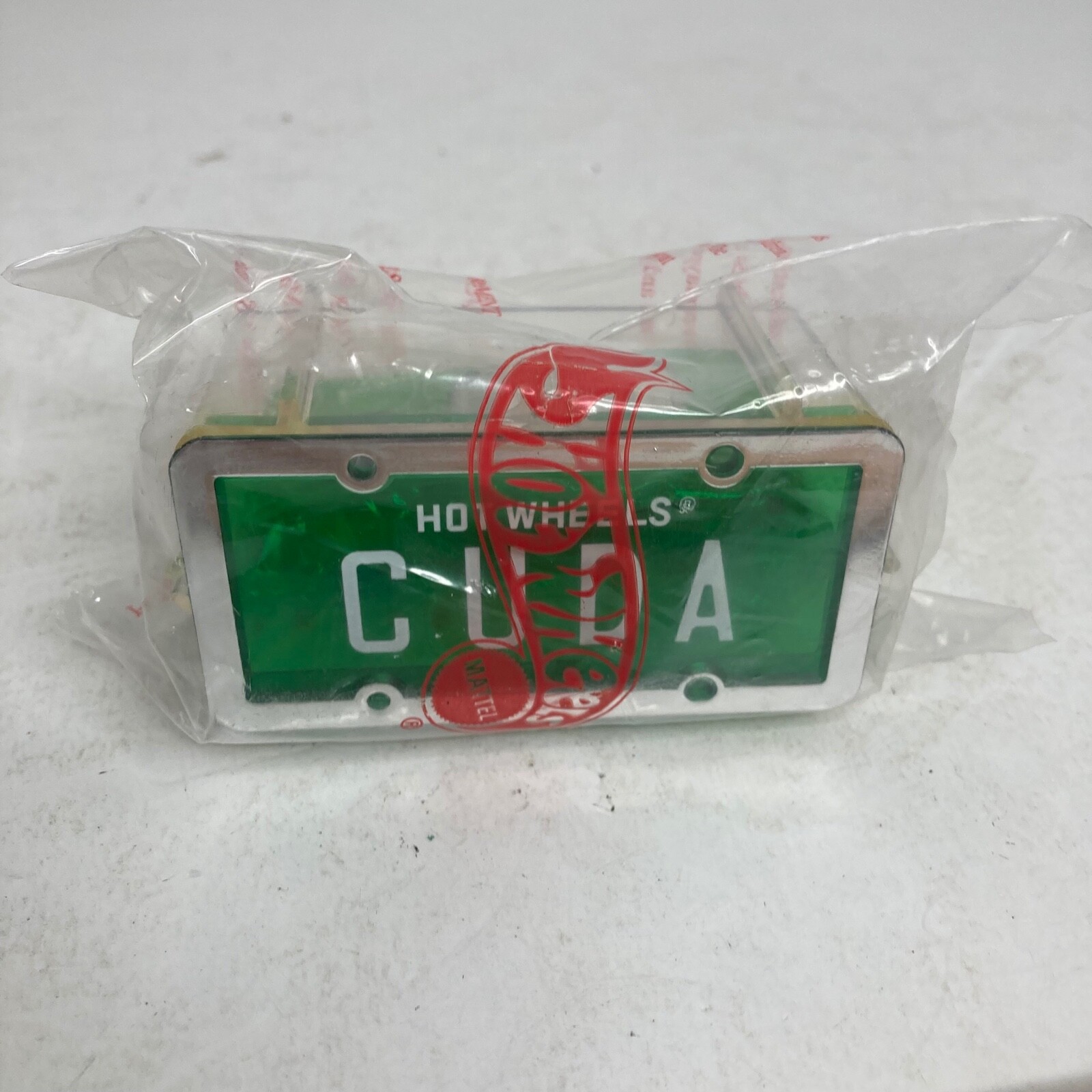 Vintage Hot Wheels License Plate Series Green Cuda Convertible