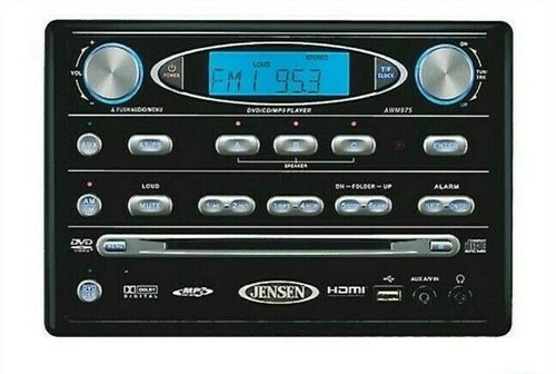 Jensen AWM975 AM/FM/CD/DVD/USB/WB/iPOD 